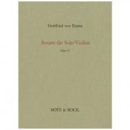 Einem, G. v.: Sonate Op. 47 