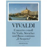 Vivaldi, A.: Violakonzert c-Moll »Il Sospetto« nach RV 199 