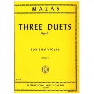 Mazas, J.: 3 Duette für 2 Violen op. 71 