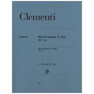 Clementi, M.: Klaviersonate G-Dur WO 14 