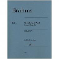 Brahms, J.: Streichsextett Nr. 2 Op. 36 G-Dur 