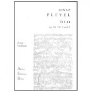 Pleyel, I.: 2 Duos (Op. 24, Nr. 1 und 5) 