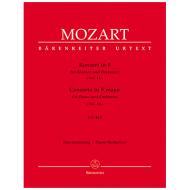 Mozart, W. A.: Klavierkonzert Nr. 11 KV 413 (387a) F-Dur 
