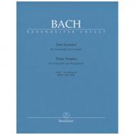 Bach, J. S.: 3 Violoncellosonaten BWV 1027-1029 