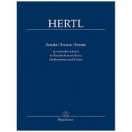Hertl, F.: Kontrabasssonate 