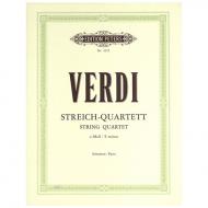 Verdi, G.: Streichquartett e-Moll 