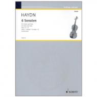 Haydn, J.: 6 Violasonaten Hob. VI: 1-3 