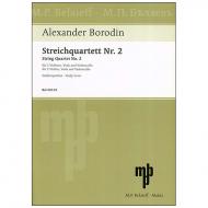 Borodin, A.: Streichquartett Nr. 2 D-Dur – Partitur 