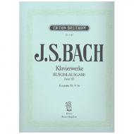 Bach, J. S.: Konzerte nach verschiedenen Meistern Nr. 9-16 BWV 980-987 