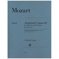Mozart, W. A.: »Wunderkind«-Sonaten Band III KV 26-31 