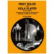 First Solos for the Viola Player 