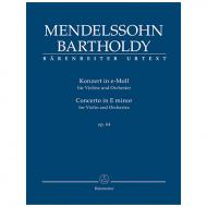 Mendelssohn Bartholdy, F.: Violinkonzert e-Moll Op. 64 