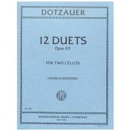 Dotzauer, J. J. F.: 12 Duette Op. 63 