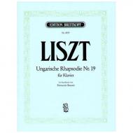 Liszt, F.: Ungarische Rhapsodie Nr. 19 