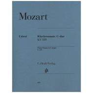 Mozart, W. A.: Klaviersonate C-Dur KV 330 (300h) 