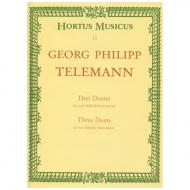 Telemann, G. Ph.: Drei Duette 