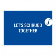 Postkarte LET´S SCHRUBB TOGETHER 