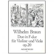 Braun, W.: Duo F-Dur Op. 20 