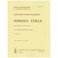 Ruggieri, G. M.: Sonata terza B-Dur Op. 3 