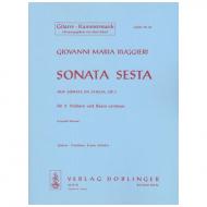Ruggieri, G. M.: Sonata sesta A-Dur Op. 3 