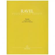 Ravel, M.: Sonate in vier Teilen - »en quatre parties« 