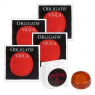 OBLIGATO Violasaiten SATZ + Kolophonium von Pirastro 