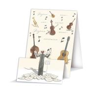 Klappkarte »Joyeux anniversaire« Dirigent 