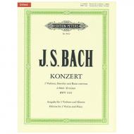 Bach, J. S.: Doppelkonzert BWV 1043 d-Moll Urtext 