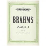 Brahms, J.: Klavierquartett Nr. 3 c-Moll, Op. 60 