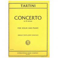 Tartini, G.:  Violinkonzert d-Moll 