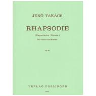 Takacs, J.: Rhapsodie Op. 49 (Ungarische Weisen) 