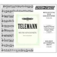 Telemann, G. Ph.: 6 Violinsonatinen – nur CD 