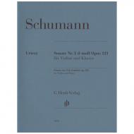 Schumann, R.: Violinsonate Nr. 2 Op. 121 d-Moll 