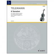 Telemann, G. Ph.: 6 Sonaten – Band 2 