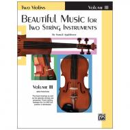 Applebaum, S.: Beautiful Music for two String Instruments Vol. 3 – Violine 