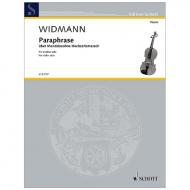 Widmann, J.: Paraphrase über Mendelssohns Hochzeitsmarsch 