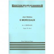 Sibelius, J.: Aus »6 Morceaux« Nr. 4 Sérénade Op. 79/4 (1916) 