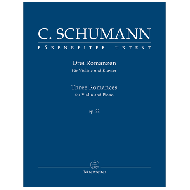 Schumann, C.: Drei Romanzen für Violine und Klavier Op. 22 