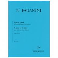 Paganini, N.: Sonate e-moll op. 3 Nr. 6 