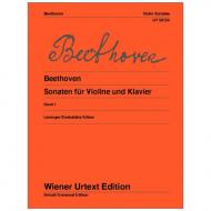 Beethoven, L. v.: Sonaten für Violine und Klavier Band 1 