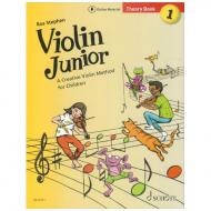 Stephen, R.: Violin Junior 1 - Theory Book (+Online Audio) 