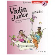 Stephen, R.: Violin Junior 2 - Theory Book (+Online Audio) 