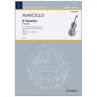 Marcello, B.: 6 Sonaten Band 2 Nr. 4-6 