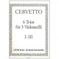 Cervetto, G.: 6 Trios Band 1 (Nr.1-3) 