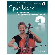 Koeppen, G.: Cello spielen mit Spaß und Fantasie Band 3 (+Online-Audio) - Spielbuch 