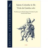 Sainte-Colombe le fils: Viola da Gamba solo 