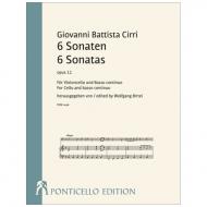 Cirri, G. B.: 6 Sonaten Op. 11 