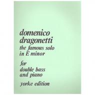 Dragonetti, D.: Berühmtes Solo e-Moll 