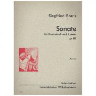 Borris, S.: Kontrabasssonate Op. 117 