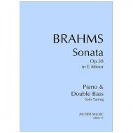 Brahms, J.: Sonata in E Minor Op. 38 